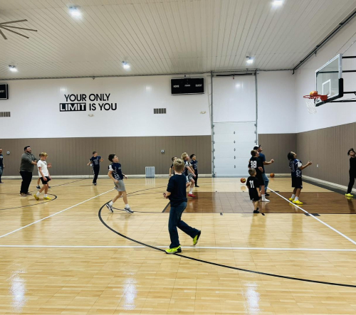 Open gym session on the Legends sport court